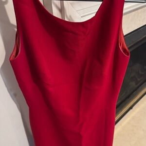 Georgiou women's sleeveless dress, red, 4